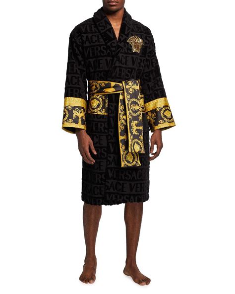 how do versace robes fit|Versace robe for men sale.